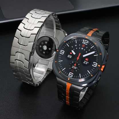 Titanium Band for Samsung Galaxy Watch Ultra 2025 Men Bracelet Luxury Metal Strap for samsung 7 ultra GALAXY ULTRA 47MM Correa
