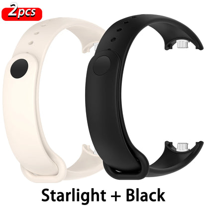 Silicone Strap for Xiaomi Mi Band 10 9 8 Strap NFC Sport Rubber Bracelet pulseira Correas Xiaomi Smart Band 10 9 8 Accessories