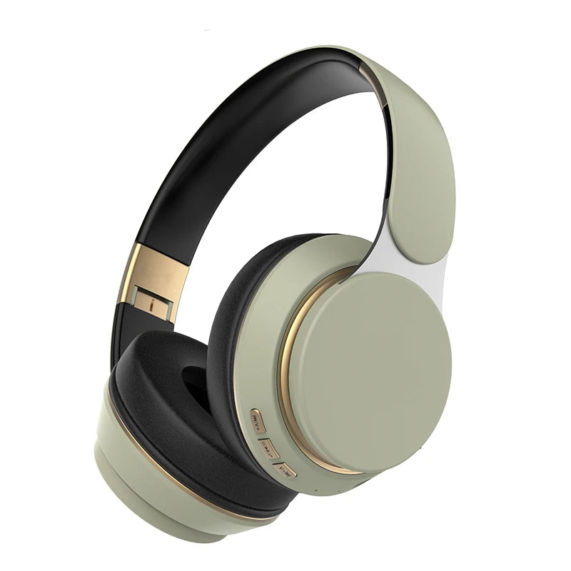 07S Wireless Headphones Foldable Adjustable Stereo Gaming Earphone Bluetooth+TF Play+3.5mm AUX 3 Modes HIFI Heavy Bass Headsets