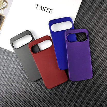 Slim Matte PC Case for Google Pixel 9A 9 Pro XL 8 7 Pro Solid Color Shockproof Cover for Google 5 XL 6 Pro Pixel 6A 7A 8A