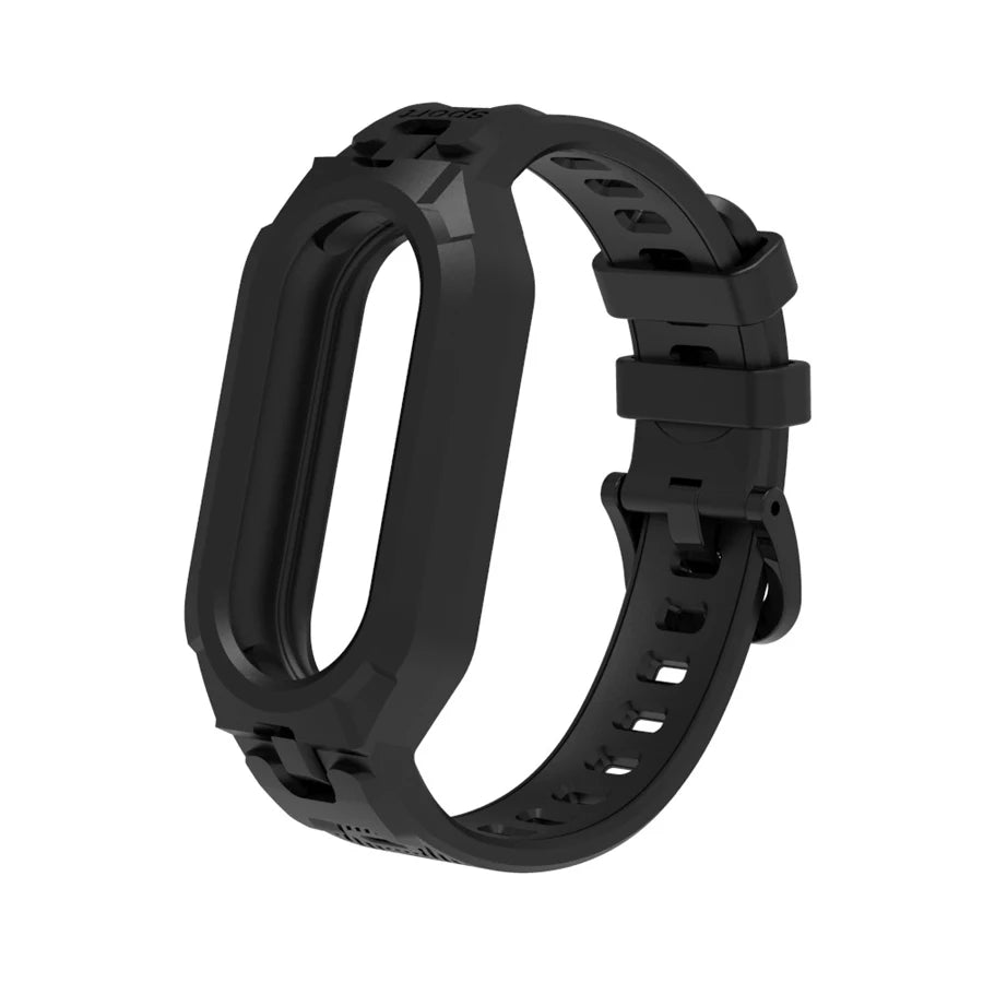 Silicone Strap for Xiaomi Mi Band 5 6 7 9 8 10 Strap NFC Sport Rubber Bracelet Pulseira Correas For Xiaomi Smart Band 10 9 8 7 6