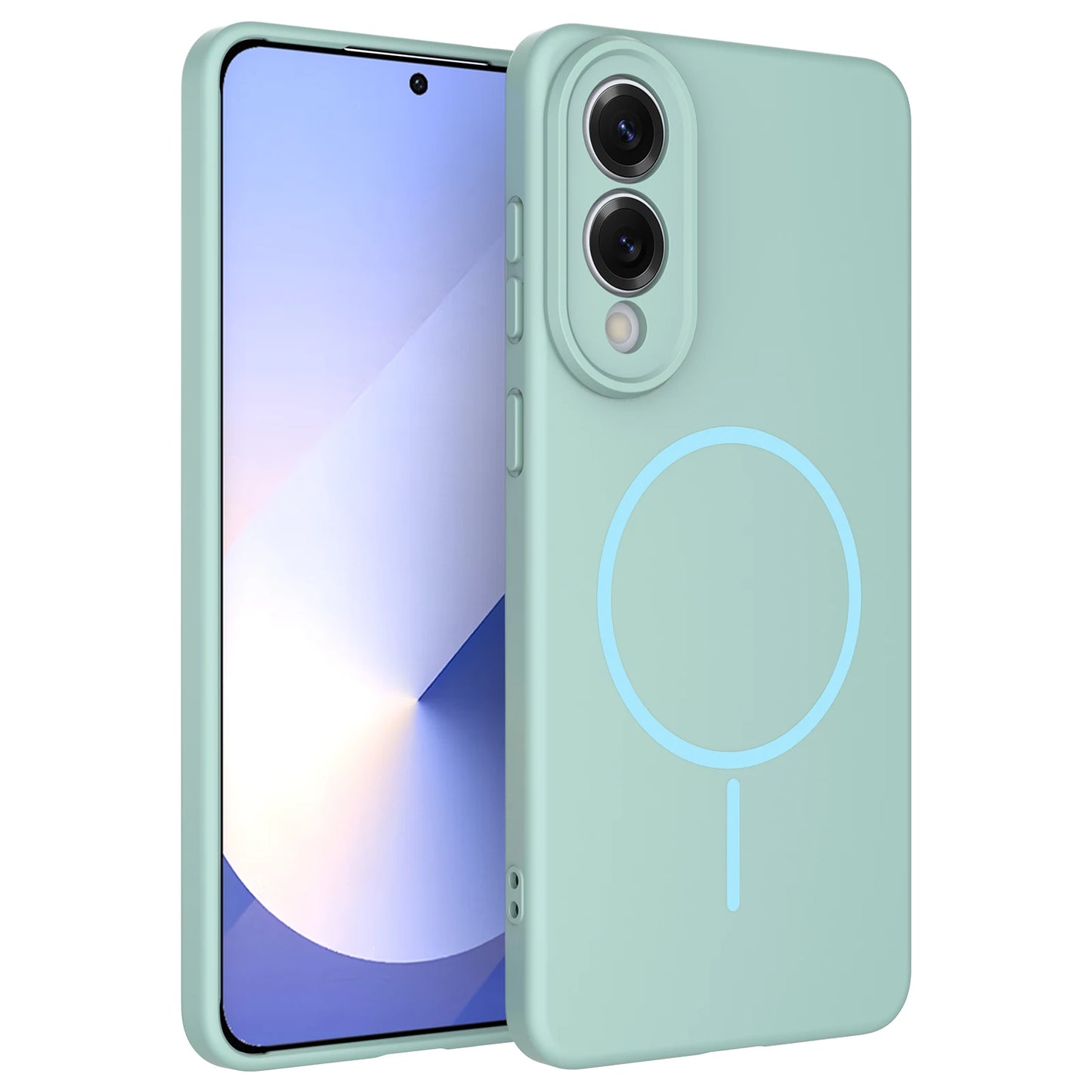 For Samsung Galaxy S25 Edge Case Fashionable Color Skin-friendly Magnetic PC Cover For Samsung S25Edge Shockproof Bumper Funda