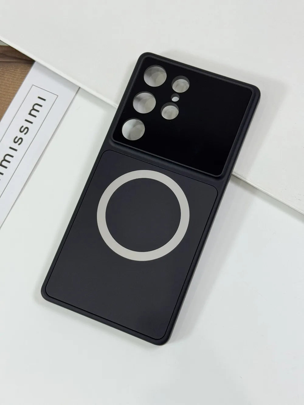 for Samsung Galaxy S26 Pro S25 S24 S23 Ultra Plus Glass Hard Magnetic Case For Magsafe Wireless Charging Camera Protection Cover