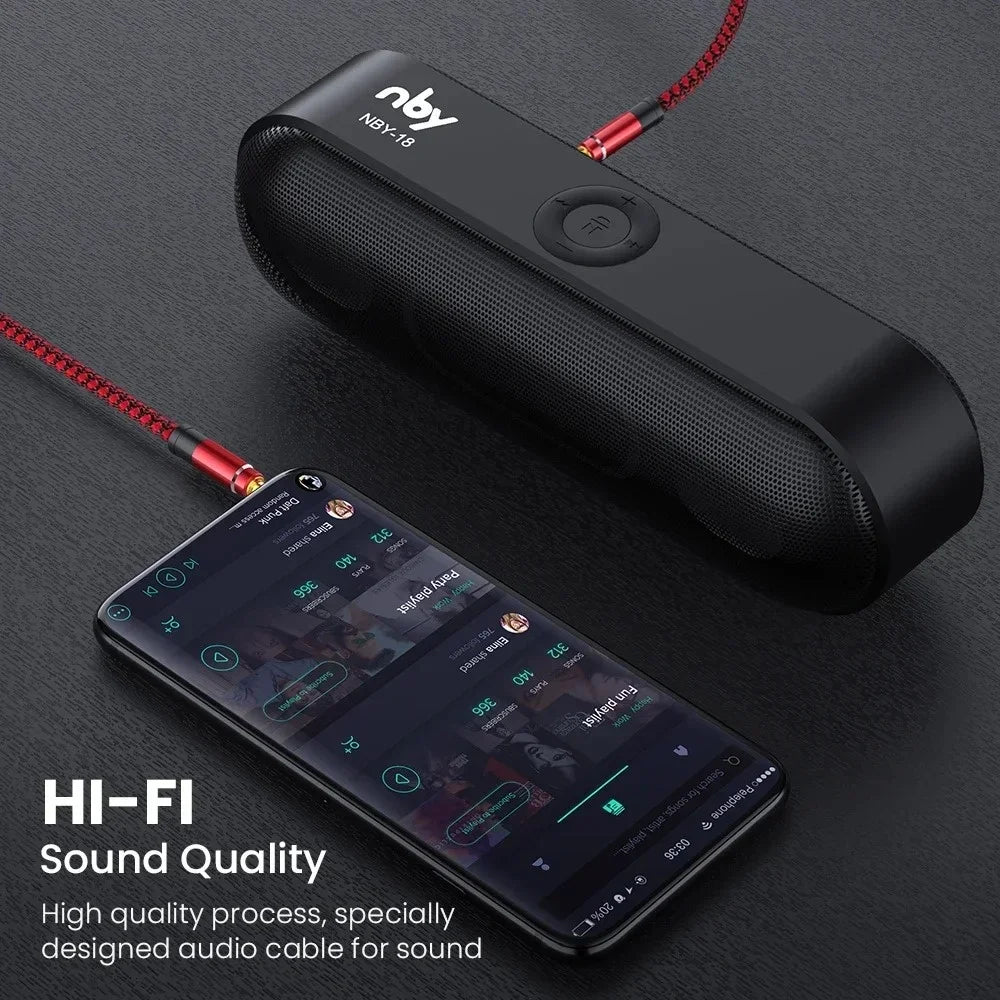1.5m 3.5mm Jack Male to Male Extension Aux Line Audio Cable for iPhone Samsung Xiaomi Car Headphone Audio Jack Braided Wire