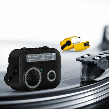 Retro Radio Anti-drop Earphone Case for AirPods Pro3 Generation Protective Case 4 Generation Pro2 Generation Headset Soft Case