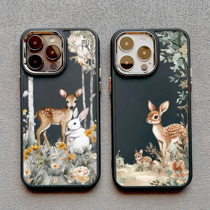 Christmas Santa Elk Silicone Phone Case For IPhone 12 13 11 Pro Max 14 15 16 Pro Max Plus XR XS X 7 8 SE2 Shockproof Back Cover