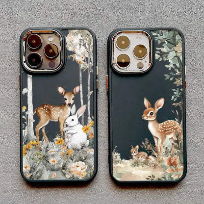 Christmas Santa Elk Silicone Phone Case For IPhone 12 13 11 Pro Max 14 15 16 Pro Max Plus XR XS X 7 8 SE2 Shockproof Back Cover