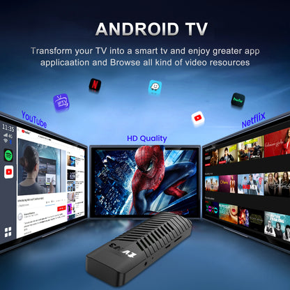 Mini TV Stick 4K Android TV TVR3-S WIith Cortex A53 Wifi 2.4G HDR10 YouTube Remote Control Home Theater Android TV Stick Box