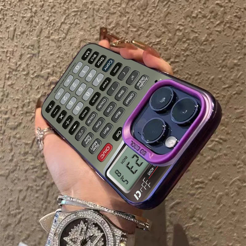 Funny Stylish Calculator Pattern Case For Samsung Galaxy A56 A55 A53 A52 A36 A35 A34 A25 S25 S24 S23 Ultra S22 Plus S21 FE Cover
