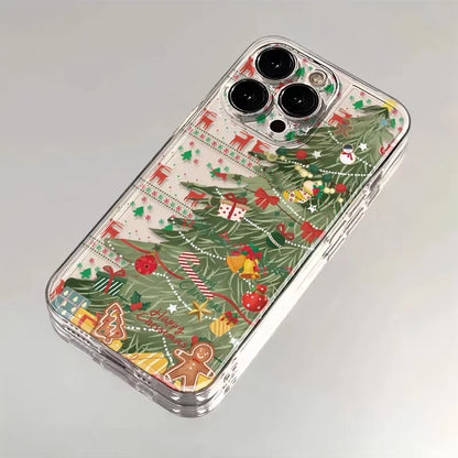Christmas Tree Santa Claus Phone Case For Samsung Galaxy S25 FE S24 S23 Ultra S22 S21 S20 Plus S23 S24 FE A56 A36 A26 Soft Cover