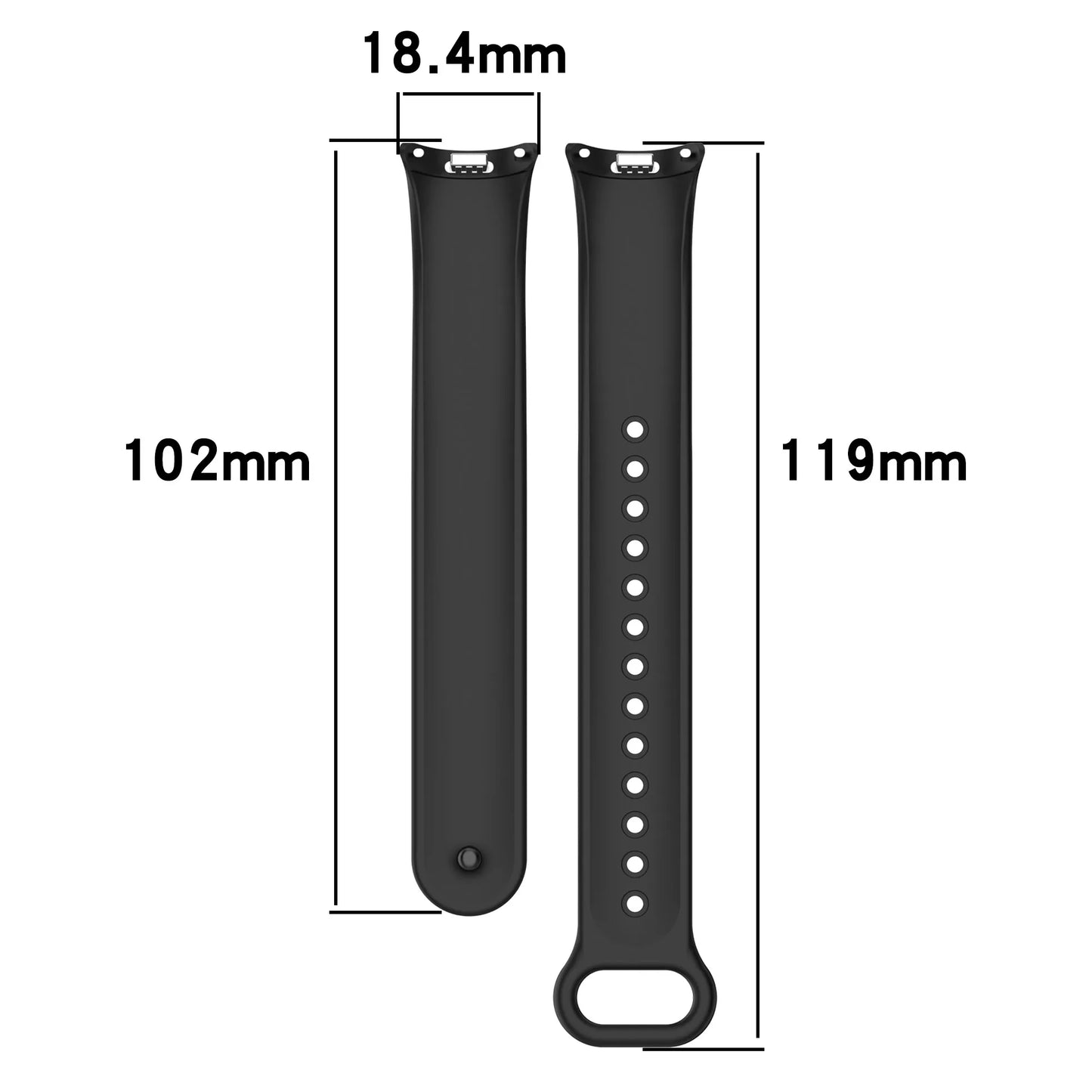 Sport Silicone Strap for Xiaomi Mi Band 10/9 NFC Replacement Bracelet Belt for Xiaomi Mi Band 8/9 Smart watch Strap Accessories