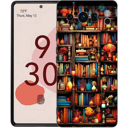 Read Books illustration Phone Case Cover for Google Pixel 9 8 7 6 7A 6A Pro Shockproof Silicone Soft 9 Pro XL Shell Capas Fundas