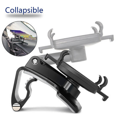 Mobile Phone Holder Dashboard Car Mount Dash 360° Rotation Stand Cradle Panel Multi-Functional Universal GPS Bracket Holder Clip