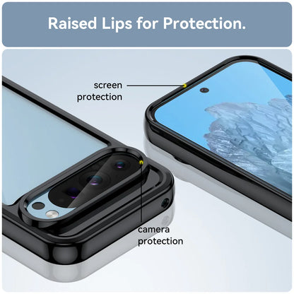 Fashion Transparent Acrylic Case For Google Pixel 9 8 7 Pro 8 7 A Colorful Hard Clear Shockproof Thin Cover For Pixel 10 Pro XL