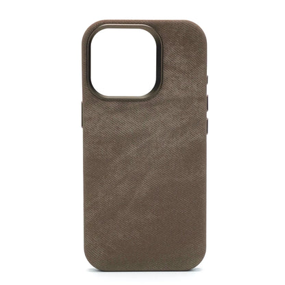 Luxury Metal Lens Magnetic Fiber Leather Case For iPhone 16 Pro Max 15 14 Plus 13 12 MagSafe Wireless Charging Shockproof Cover