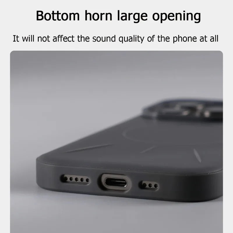 Matte Skin Friendly Magnetic Wireless Charging For Magsafe Case For iPhone 16 15 14 Plus 13 12 Pro Max PC Shockproof Hard Cover