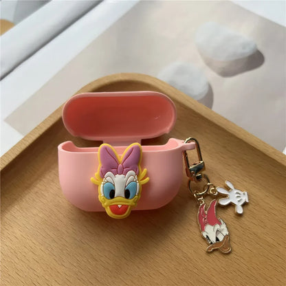 Disney DIY Cartoon Case Cover for Samsung Galaxy Buds 3 Buds 3Pro Case Earphone Accessories for Samsung Galaxy Buds3 Cover