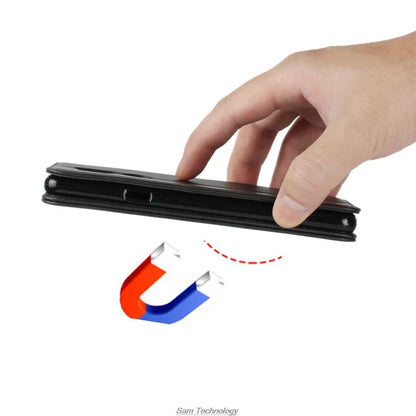 Magnetic attraction Leather Case for Samsung Galaxy S25 edge S25edge Holster Flip Cover Case Wallet Phone Bags Capa Fundas Coque