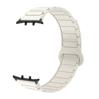 Armor Style Magnetic Wristband For Honor Watch 5 Quick Release Washable Breathable Silicone Sport Smart Watch Band Men Women