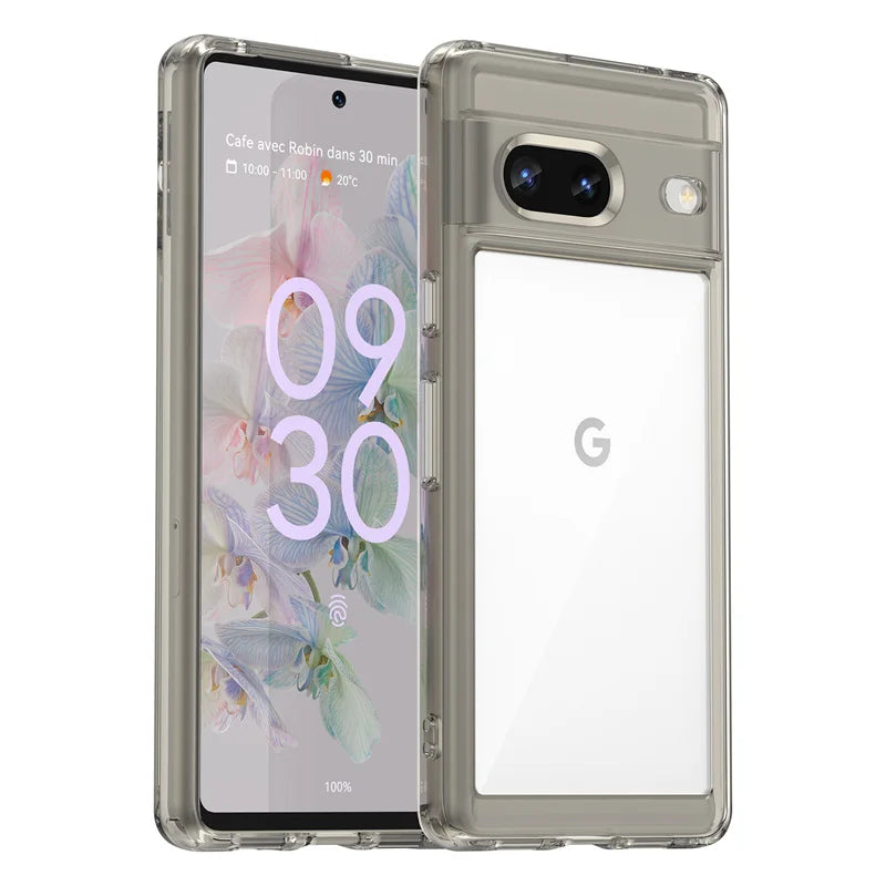 For Google Pixel 7 Case Cover Google Pixel 7 Capa Shockproof Bumper Clear Transparent Multicolour Fundas Google Pixel 7 8 Pro 7A