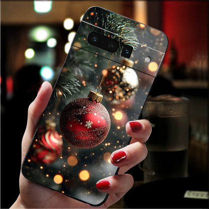 Phone Case For Google Pixel 10 9 Pro XL 9A 8 7 6 Pro Pixel 8A 7A 6A Pixel 8 7 6 5 Winter Christmas Case