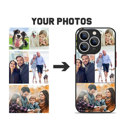 Personalized DIY Customized Name Photo Phone Case For iPhone 16 15 Pro Max 14 13 12 11 Pro Max X XR 7 8 Shockproof Acrylic Cover - covers4phones