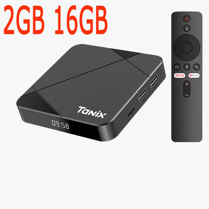 TANIX TX5 Amlogic S905Y5 Android14.0 4K Video LAN Wifi6 BT5.0 Voice Assistant Remote Control Game Media Stick Smart TV Box