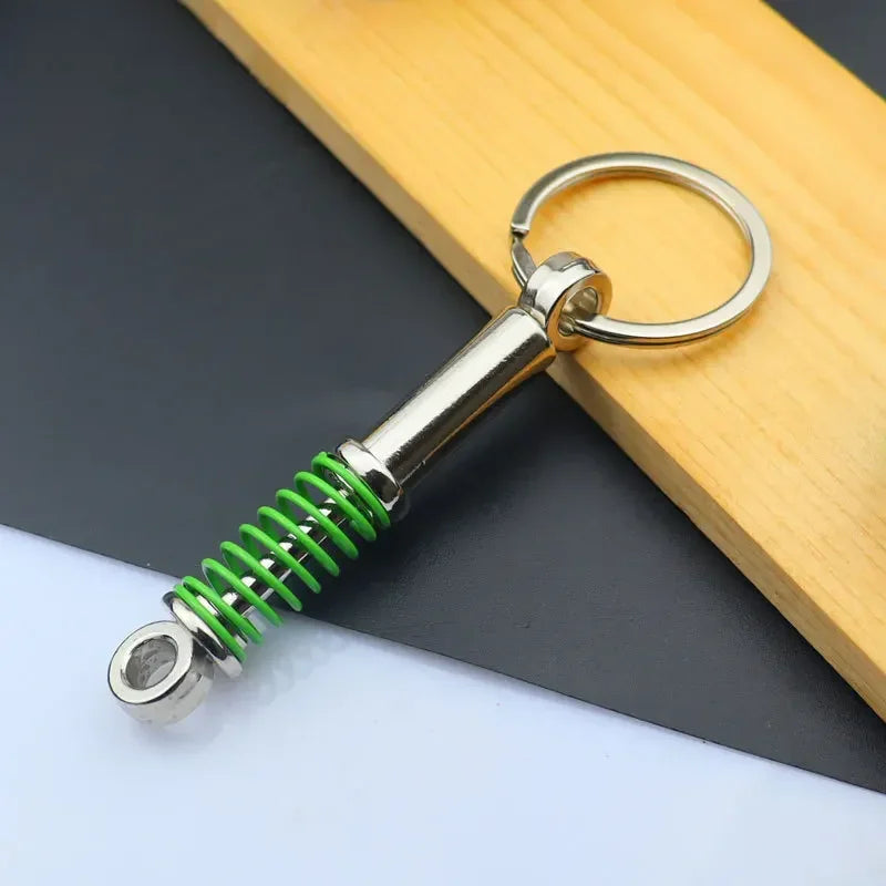 Creative Mini Auto Parts Car Wheel Keychain Auto Enthusiast Metal Keyring Accessories Key Ring Chain for Men Woman Lover Gift