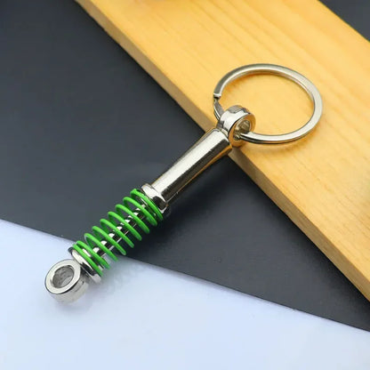 Creative Mini Auto Parts Car Wheel Keychain Auto Enthusiast Metal Keyring Accessories Key Ring Chain for Men Woman Lover Gift