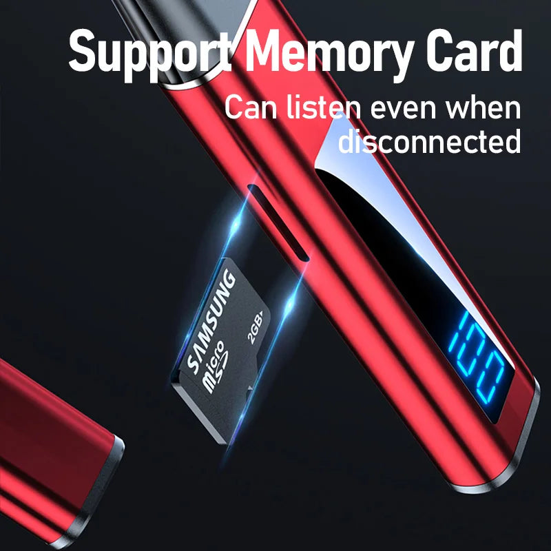 Wireless Headphones Neckband Bluetooth Earphone With Microphone Auriculares Sport Headset HD Bass Fone De Ouvido Sem Fio Sd Card