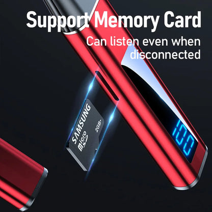 Wireless Headphones Neckband Bluetooth Earphone With Microphone Auriculares Sport Headset HD Bass Fone De Ouvido Sem Fio Sd Card