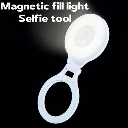 Magsafe Magnetic Phone Fill Light Portable Selfie Beauty Light Mini Stand for Mobile Phones