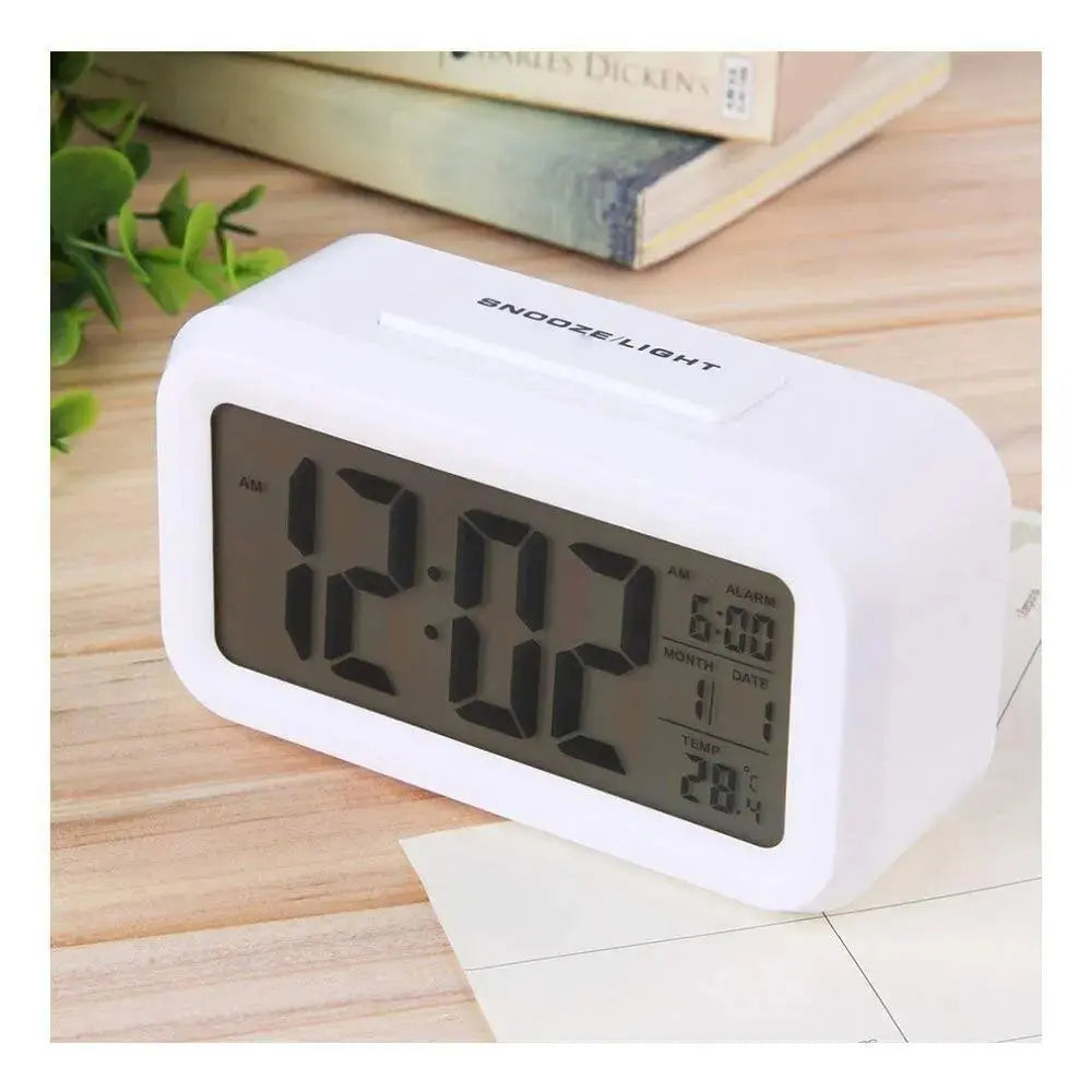 LED Digital Alarm Clock Backlight Snooze Data Time Calendar Desktop Multifunction Electronic Backlight Table Clock - covers4phones