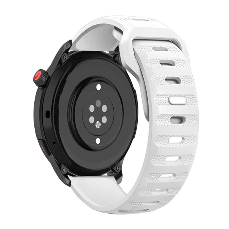 22mm 20mm Silicone Band For Huawei Watch 4/3/GT3-2 Pro Amazfit GTR 4/GTS 4 Soft Breathable Belt Samsung Galaxy Watch 6/5/4 strap
