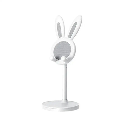 Pink Cartoon Little Rabbit Desktop Mobile Phone Stand Tablet Computer Stand Adjustable Telescopic Lift Student Lazy Person Stand