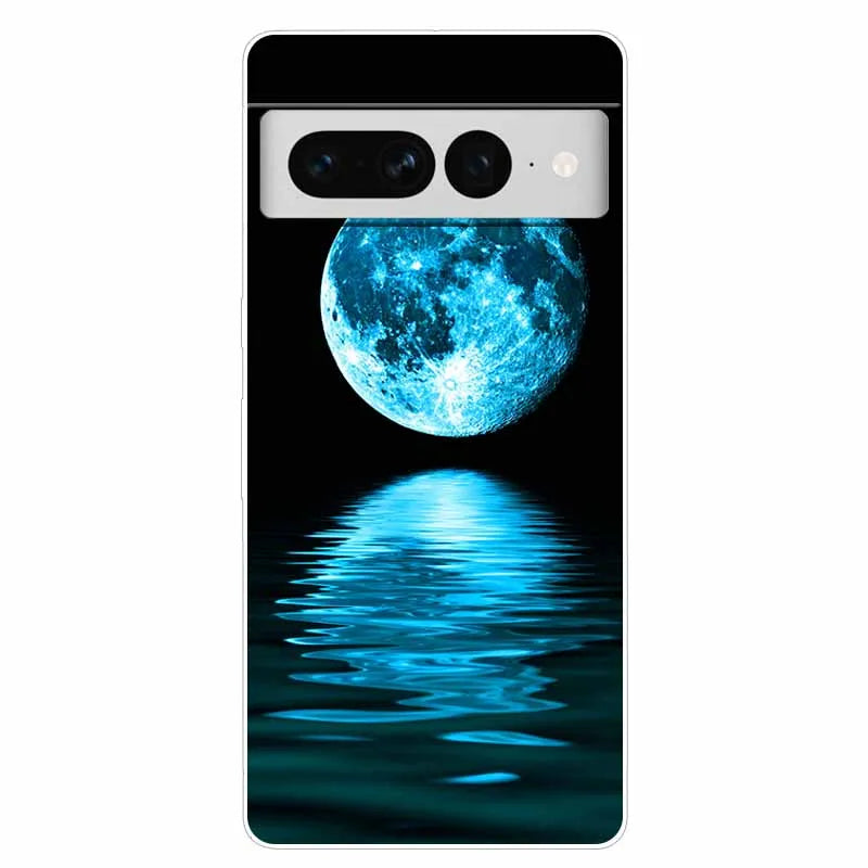 Case for Google Pixel 8 Pro / 7 7Pro Cover Pixel 8Pro Silicone Soft TPU Clear Funda for Google Pixel 8 5G Phone Shells Animals