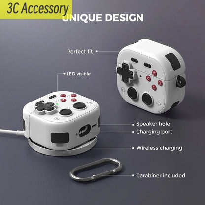 Case For Apple AirPods 4 With Lock Hard Earphone Protector Cover For Air Pods 4th Gen 2024 Case With Keychain ForAirPod Pro Case