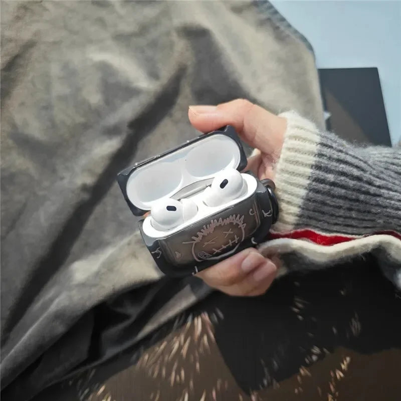 Trend Transparent Protection Bluetooth Wireless Headset Cases for Apple Airpods 4 1 2 Pro 3 Pro2 Shockproof Headphones Cover Box