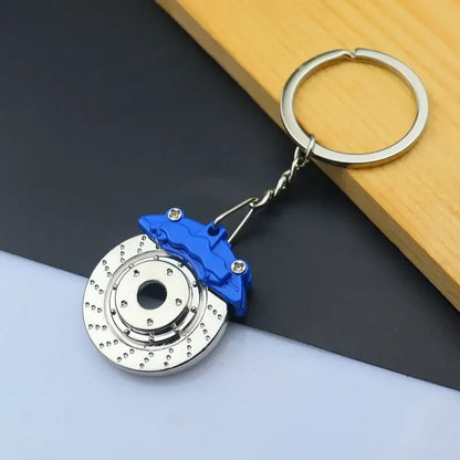 Creative Mini Auto Parts Car Wheel Keychain Auto Enthusiast Metal Keyring Accessories Key Ring Chain for Men Woman Lover Gift