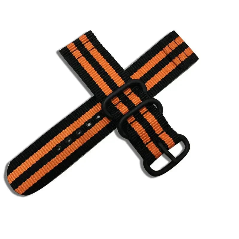 18mm 20mm 22mm 24mm Nylon strap For Samsung Galaxy watch 3 4 5 pro 6 7 46mm 42mm Active2 Amazfit Bip S3 frontier Sports band