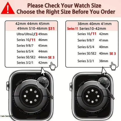 Silicone Christmas Band for Apple Watch Ultra 3-2 Strap 49mm 46mm 41mm 42mm 44mm 45mm Sport Bracelet for iWatch 11 10 9 8 7 6 5