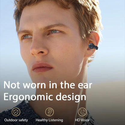 New Model 2025 M47+ Wireless Earbuds Bluetooth Headset Charging Earphones Bone Conduction Headphones Sport With Mic free