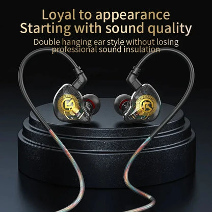 VIKEFON Wired Earphone 3.5mm Type C Digital Chip In Ear Headphone Wire-controlled Headset With Mic For iPhone 15 Android Samsung