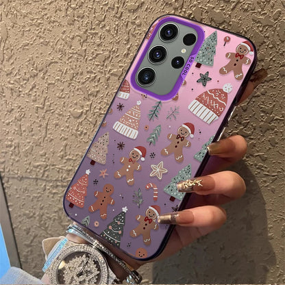 Christmas Tree Santa Claus Case for Samsung Galaxy S25 S24 S23 S22 Ultra S21 Plus S20 FE A73 A72 A71 A56 A55 A54 A53 A52 Cover