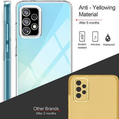 360 Full Body Silicone Phone Case For Samsung Galaxy A52 A53 A54 A55 5G A32 A33 A34 A35 A22 A23 A24 A25 A14 A15 A13 A05S Cover
