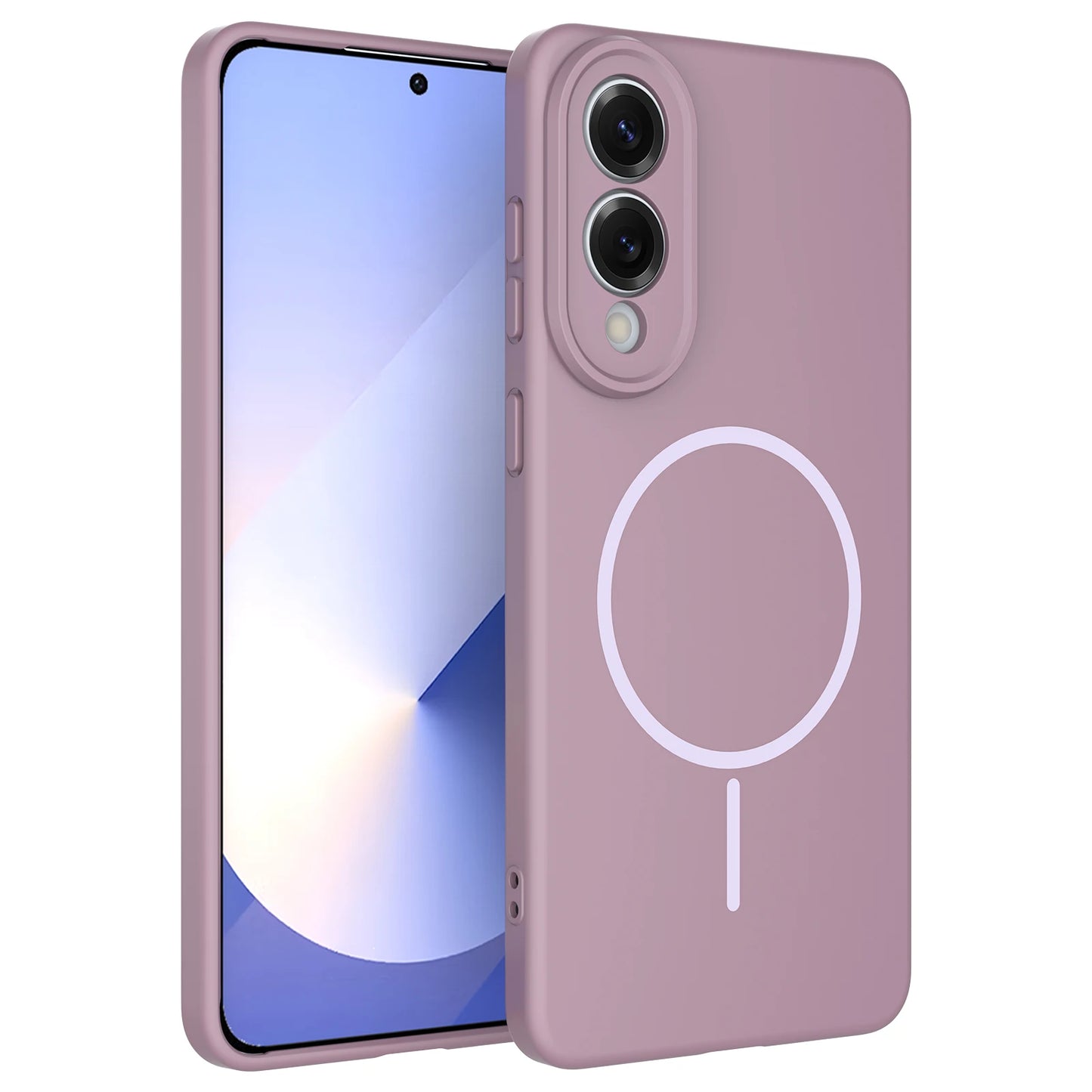 For Samsung Galaxy S25 Edge Case Fashionable Color Skin-friendly Magnetic PC Cover For Samsung S25Edge Shockproof Bumper Funda