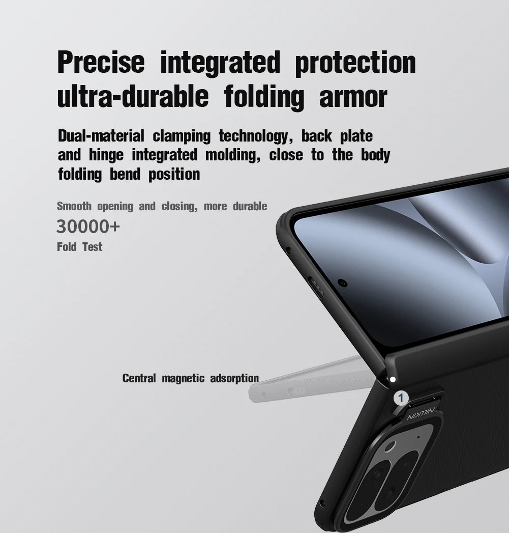 Nillkin For Google Pixel 10 Pro Fold Super Frosted Shield Prop hard PC TPU Frame Case Lens Camera Stand Cover Proteciton
