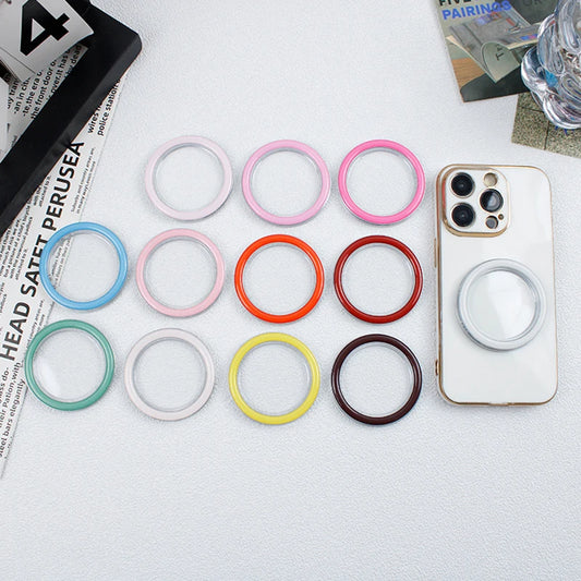 1PC High quality Round Mac Safe Magnetic Base Sticker for IPhone 16 15 14 13 12 11 Pro Max Magsafe Socket Pocket Grip Bracket