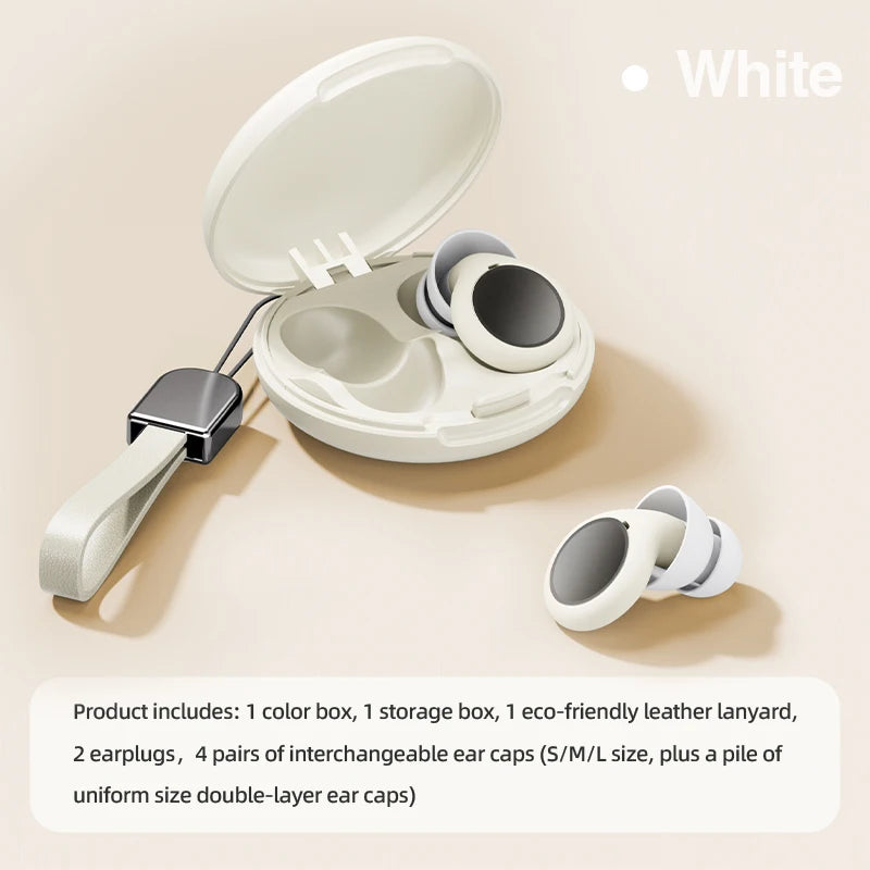PARAMITA silent sleep noise reduction earplugs soft silicone earmuffs anti-noise travel reusable swimming waterproof earplugs