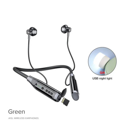 EARDECO 100 Hours Endurance Bluetooth Headphone Neckband Wireless Headphones Bass Auriculares Bluetooth Earphone with Mic Stereo